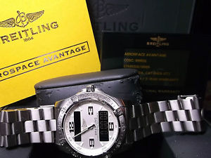BREITLING AEROSPACE TITANIO FULL SET. REF.E7936210 ANNO 2015 CHRONOMETRE 44X49