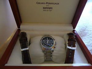 MONTRE CHRONOGRAPHE GIRARD - PERREGAUX  FERRARI  250 GT TdF Référence 8090