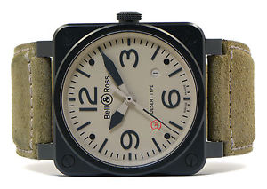Bell & Ross Aviation Desert Type BR0392-DESERT-CA 42mm Box Papers Limited to 250