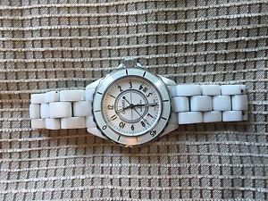 White Chanel J12 White Ceramic Watch