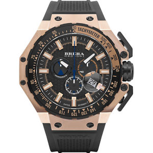 Brera Orologi Men's Chronograph Watch - Gran Turismo rose