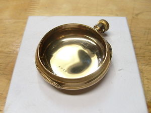 18s Solid 14K Gold Open Face Pocket Watch Case