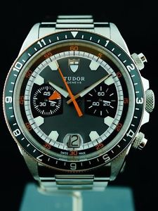 TUDOR  2014 Tudor Heritage Chrono 70330N With Box and Papers