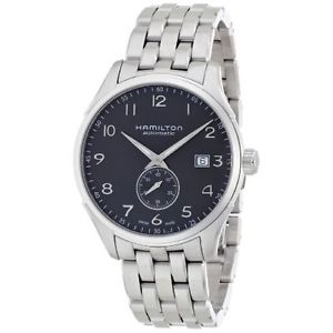 Hamilton H42515135 Mens Black Dial Automatic Watch with Stainless Steel Strap