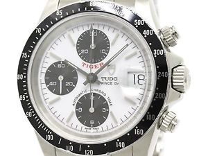 Polished TUDOR Prince Date Tiger Steel Automatic Mens Watch 79260 (BF103658)