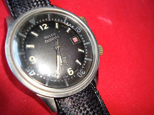 VINTAGE MEN'S WRIST WATCH MULCO ESCAFANDRA AUTOMATIC SUPER COMPRESSOR AS1789