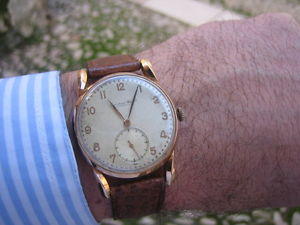 vintage Iwc cal. 88 18k rose gold 18kt bombay lugs original dial jumbo size