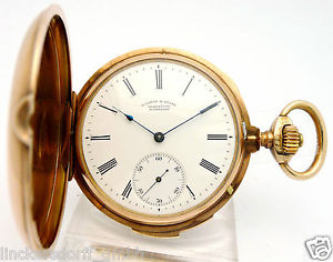 A. LANGE & SÖHNE  VIERTELREPETITION  SCHLAGWERK 18 KARAT - 1A  - v.1886 STAMMB.