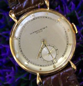 VACHERON E CONSTANTIN OROLOGIO UHREN WATCH CASSA NAZIONALE  ORO GOLD 18 KT