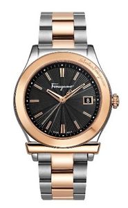Ferragamo Men's F62LBQ9509 S095 1898 Two-Tone Steel Date Wristwatch