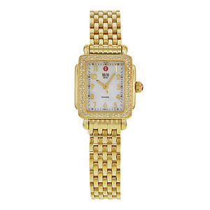 Michele Deco MWW06D000020 Acier Inoxydable & Diamants Montre Quartz Pour Femme