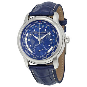 Frederique Constant Worldtimer Automatic Mens Watch FC-718NWM4H6