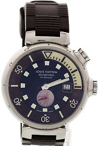Louis Vuitton Tambour Diving Watch Stainless Steel/Rubber Q1031