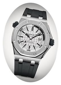 UNWORN ~ Audemars Piguet Royal Oak Offshore Steel Diver White Dial - 42mm