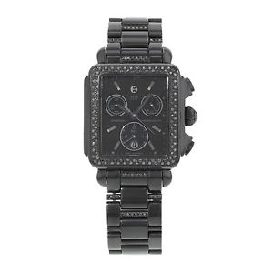 Michele Deco MWW06A000774 Acier PVD Revêtu & Noir