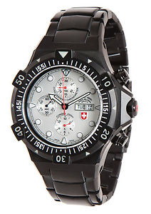 2000 Meter Limited Edition Swiss Military Dive Watch - Conger Nero Auto