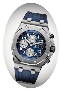 UNWORN ~ Audemars Piguet Royal Oak Offshore Chronograph Steel Blue Dial - 42mm