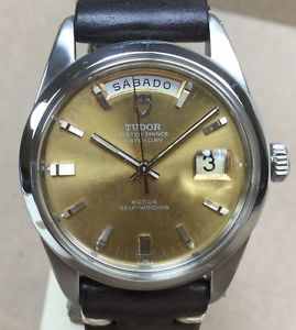 Vintage Tudor Day Date  Ref. 7017/0  Color Change Dial   Huge Oversized Case