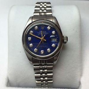 rolex lady acciaio referenza 6916 quadrante diamanti automatico