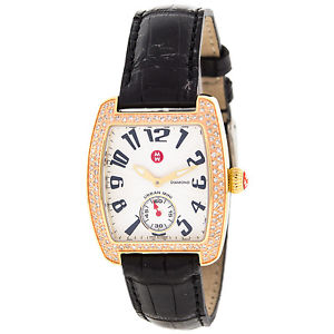Michele Urbain Mini MW02A01G9001 Bracelet Noir Diamant Quartz Suisse