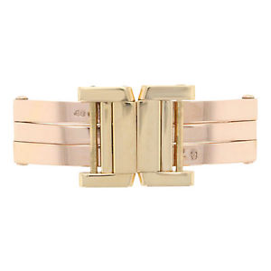 Cartier Tank Francaise 18 K Solido Oro Giallo Orologio Fibbia