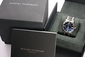 $4,200 Men's David Yurman DY 38mm Diamond T747M Classic Ceramic Cable Watch Box