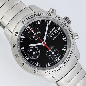 PORSCHE DESIGN P10 AUTOMATIC CHRONOGRAPH 10 ATM NEU UHR 6605.41 (DATUM SCHWARZ)