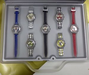 7 Swatch SEVEN DAYS SUITCASE vendome spiga special x/200 SET Irony Diaphane RARE