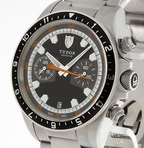 Tudor Heritage Chronograph Automatik Stahl an Stahlband Ref.70330N - ungetragen