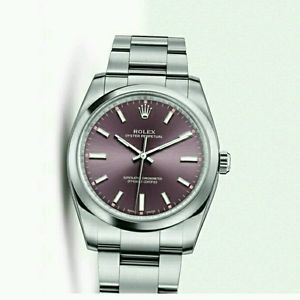 Rolex Oyster Perpetual Red Grape ref.114200 edizione 5 anni di Garanzia