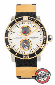 Ulysse Nardin Marine Diver Titanium Ref. 265-90-3/91 45mm 18k Rose Gold Bezel