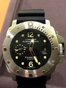 PANERAI LUMINOR SUBMERSIBLE ACCIAIO ANNO 2010 AUTOMATICO REFERENZA OP 6780