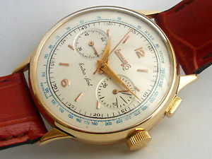 EBERHARD EXTRAFORT MONOPULSANTE ORO MASSICCIO 18K 39MM 1948 MOVIMENTO CAL 16000