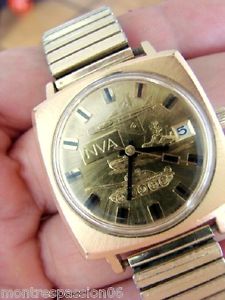 MONTRE WATCH MILITAIRE ARMY AIR FORCE NVA GLASHUTTE AUTOMATIC DDR COLLECTOR