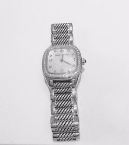David Yurman mother of pearl thoroughbred  Diamond Watch, 25 mm