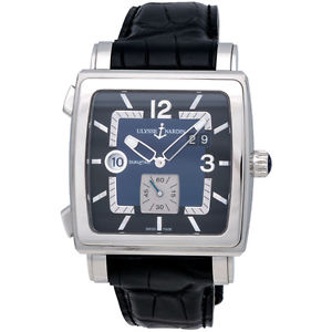 Ulysse Nardin Quadrato Dual Time Automatico Da Uomo Orologio – 243-92/632