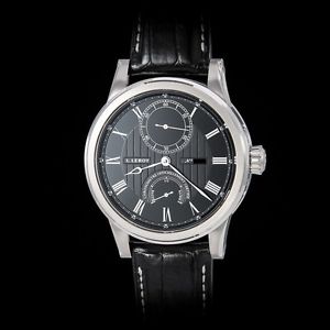 L.Leroy 18K W-Gold Marine mech. Komplikation, Gangreserve LL-200-1, NEU, OVP