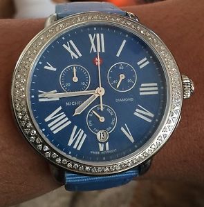 Michele Serien 18 Blue Diamond Watch Case