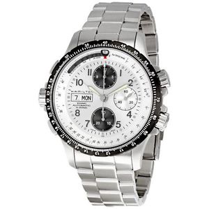 Hamilton Khaki King H77626153 Mens Silver Dial Analog Automatic Watch