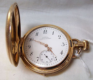 J. Assmann Glashutte/Sachsen Hunter's Case Pocket Watch circa 1900