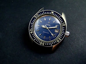 Vintage Omega Seamaster 120 blue ref.166.073 caliber 565 huge 42m no chronograph