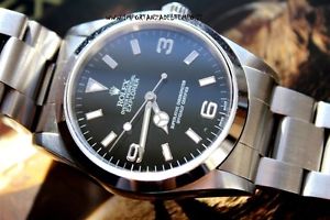 ROLEX EXPLORER I 1 REF 14270 BOX AND WARRANTY GARANZIA PERFETTO.
