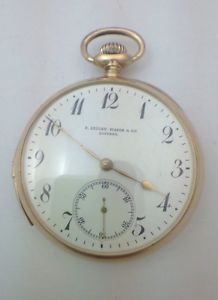 14k Gold Minute Repeating Pocket Watch In Lovely Condition E Leicht - Mayer & Ci