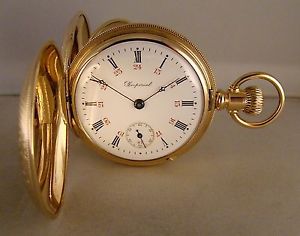TWO STARS RARE HAMILTON 923 IMPERIAL 14k GOLD FILLED HUNTER CASE 18sPOCKET WATCH