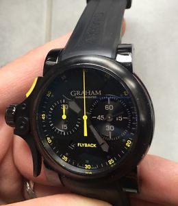 MONTRE BRACELET AUTOMATIQUE CHRONOGRAPHE GRAHAM CHRONOFIGHTER TRIGGER FLAYBACK