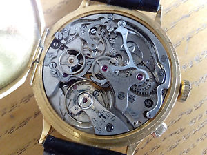Eberhard  orologio chrono cronografo extra fort movimento cal 1600 monopulsante