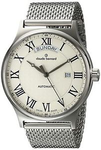 Claude Bernard Men's 83014 3M AR Classic Gents Automatic Day-Date Analog Disp...
