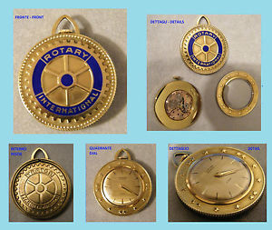OrologioVintage ROTARY CLUB oro 18k Lady's pendant watch SARCAR GENEVA - montre