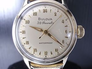 1960 Bulova rare 24 HOUR military HACKING 23j 10CNCH -SERVICED- vintage watch