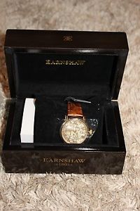 Thomas Earnshaw ES-0026-03 Herren-Armbanduhr 4895118835189 Quarz Leder-Armband